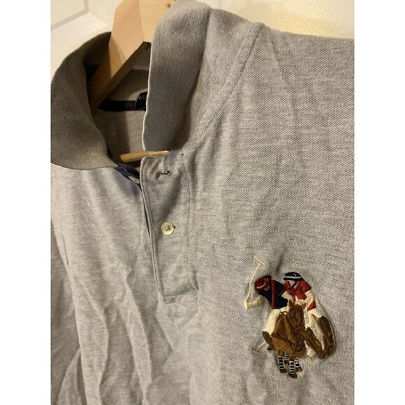 US Polo Assn Shirt Men's Sz XL Gray Big Pony - Picture 1 of 8